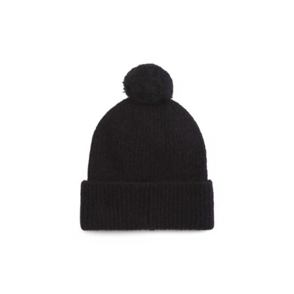 Calvin Klein Black Alpaca Leather Hat - Image 2