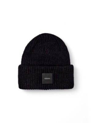 Calvin Klein Black Alpaca Leather Hats & Cap