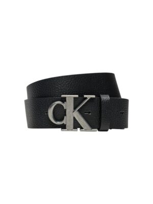 Calvin Klein Jeans Black Leather Belt