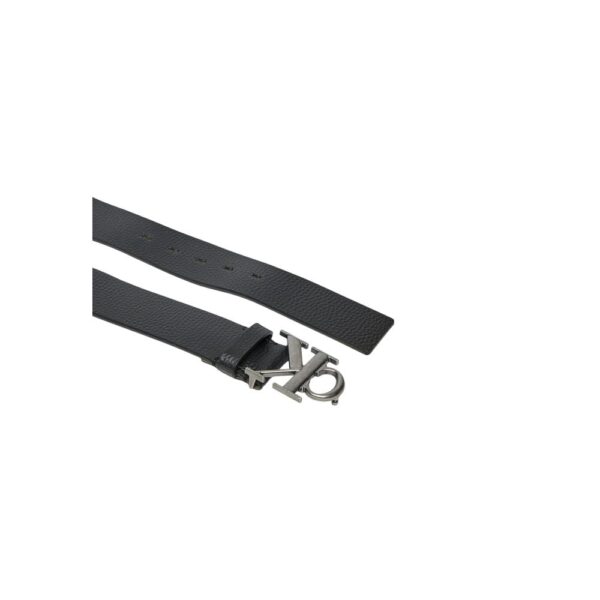 Calvin Klein Jeans Black Leather Belt - Image 2