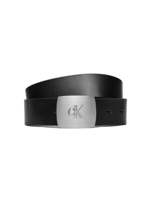 Calvin Klein Jeans Black Leather Belt