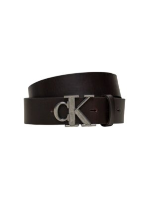 Calvin Klein Jeans Brown Leather Belt