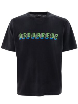 Dsquared² Black Cotton T-Shirt
