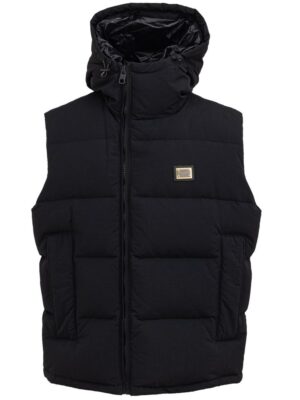 Dolce & Gabbana Black Polyester Vest