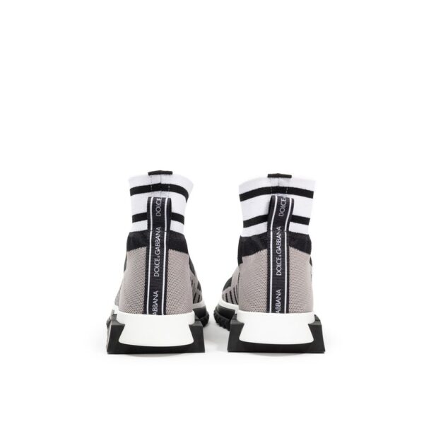 Dolce & Gabbana Black Fabric E Cotton Sneaker - Image 3