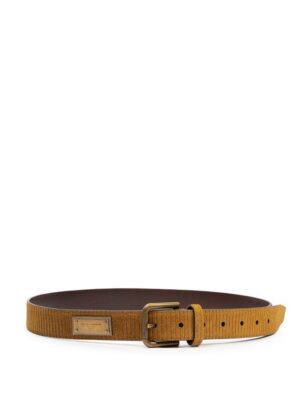 Dolce & Gabbana Brown Leather Belt