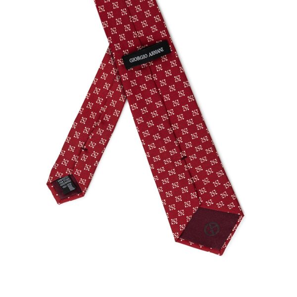 Giorgio Armani Red Silk Ties & Bowty - Image 2