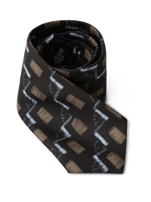 Giorgio Armani Black Silk Ties & Bowty