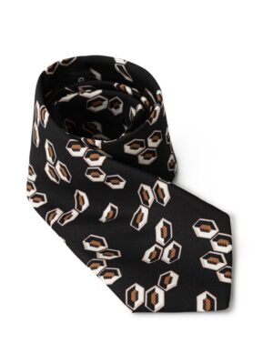 Giorgio Armani Black Silk Ties & Bowty