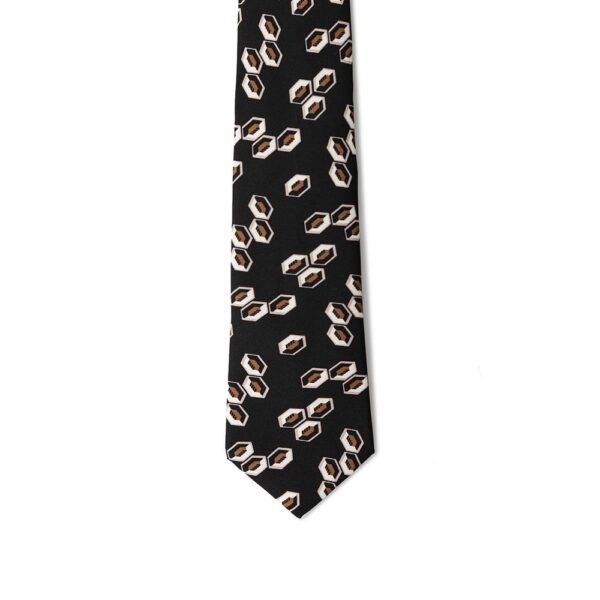 Giorgio Armani Black Silk Ties & Bowty - Image 3