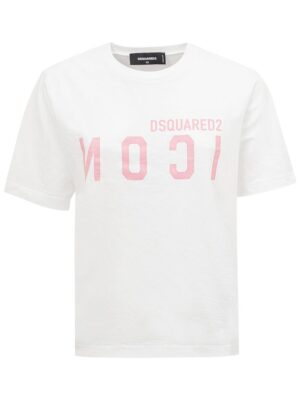 Dsquared² Elegant Cotton White Tee for Stylish Women