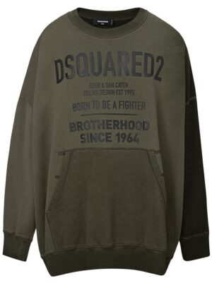 Dsquared² Green Cotton Sweater