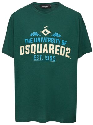Dsquared² Green Cotton T-Shirt
