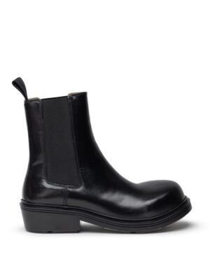 Bottega Veneta Black Leather Boot