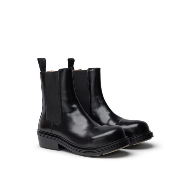 Bottega Veneta Black Leather Boot - Image 2