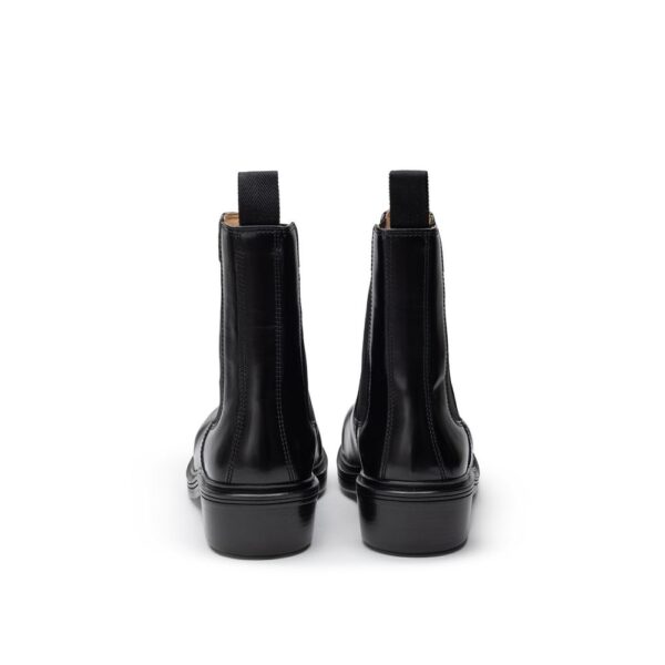 Bottega Veneta Black Leather Boot - Image 3