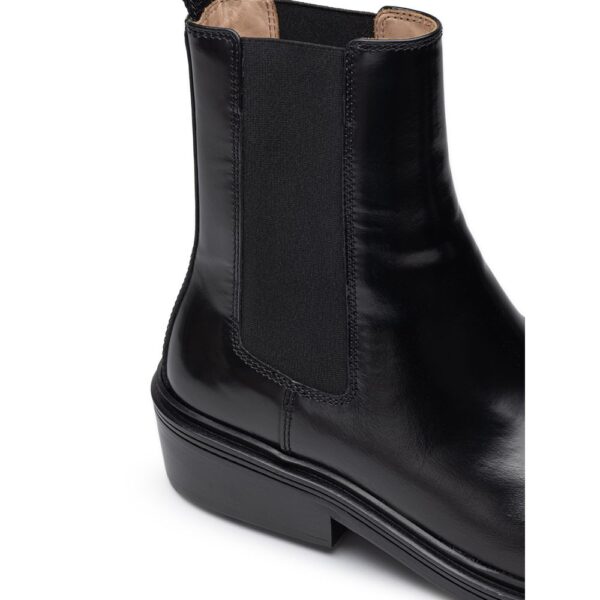 Bottega Veneta Black Leather Boot - Image 4