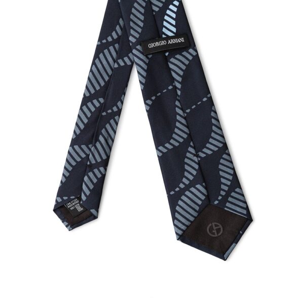 Giorgio Armani Blue Silk Ties & Bowty - Image 2