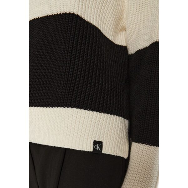 Calvin Klein Jeans Black And White Cotton Sweater - Image 4