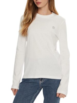 Calvin Klein Jeans White Cotton Tops & T-Shirt