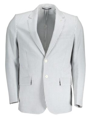 Gant White Cotton Men Jacket