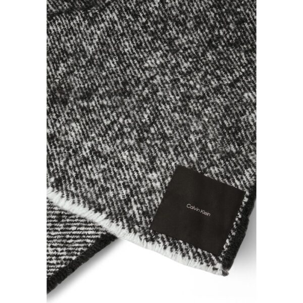 Calvin Klein Black And White Polyester Scarf - Image 2