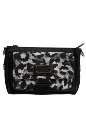 Dolce & Gabbana Multicolor Leopard Jacquard Crossbody Bag