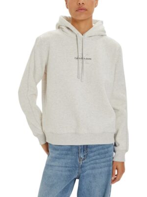 Calvin Klein Jeans Gray Cotton Sweater