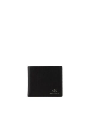 Armani Exchange Black Leather Wallet