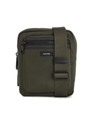 Calvin Klein Green Recycled Polyester Messenger Bag