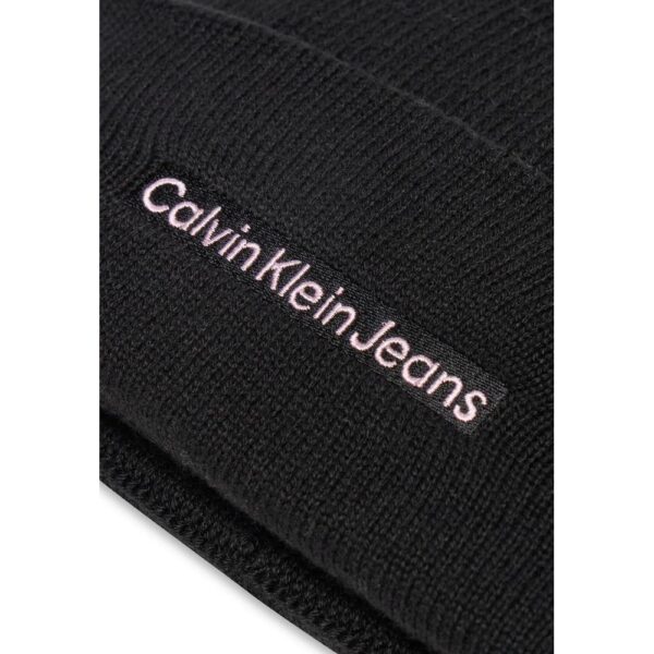 Calvin Klein Black Cotton Hat - Image 3
