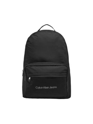 Calvin Klein Jeans Black Recycled Polyester Backpack