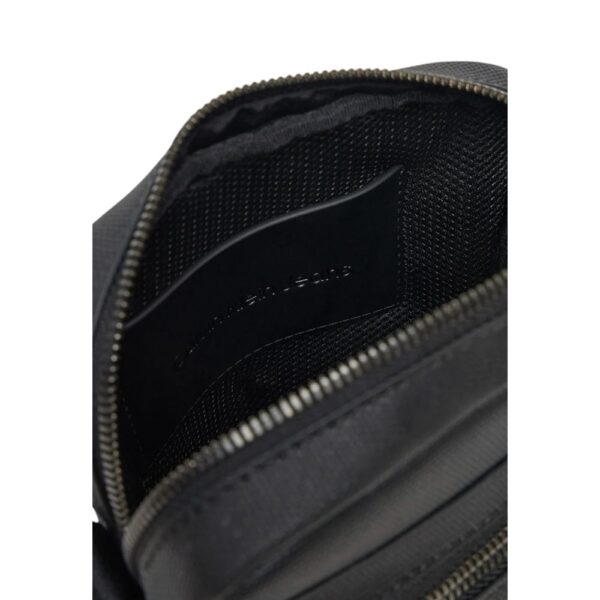 Calvin Klein Black Polyethylene Messenger Bag - Image 4