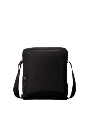 Calvin Klein Black Recycled Polyester Messenger Bag