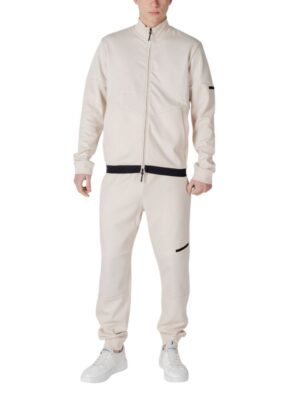 EA7 Emporio Armani Beige Cotton Sweatsuit