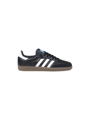 Adidas Black Leather Sneaker