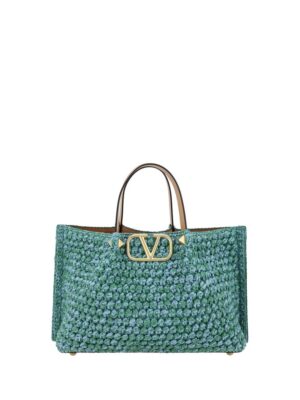 Valentino Garavani Raffia Tote Bag