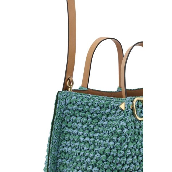 Valentino Garavani Raffia Tote Bag - Image 4
