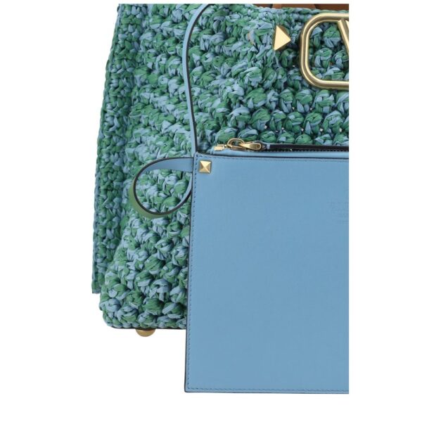 Valentino Garavani Raffia Tote Bag - Image 5