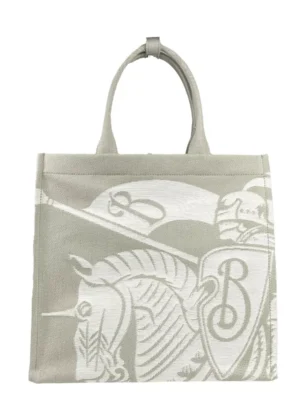 Burberry EKD Canvas Tote Bag With Coin Pouch Beige