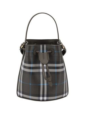 Burberry Archivio Check Bucket Bag
