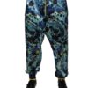 Dolce & Gabbana Multicolor Marble Print Jogger Men Sweatpants Pants