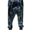 Dolce & Gabbana Multicolor Marble Print Jogger Men Sweatpants Pants - Image 4