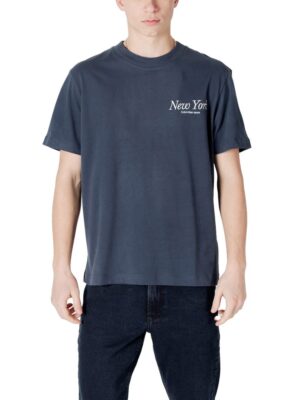 Calvin Klein Jeans Blue Cotton T-Shirt
