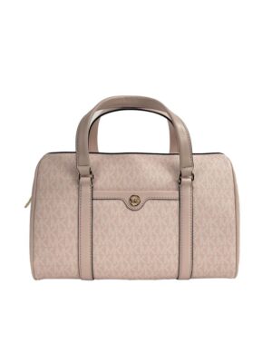 Michael Kors Pink Pvc And Smooth Leather Shoulder Bag