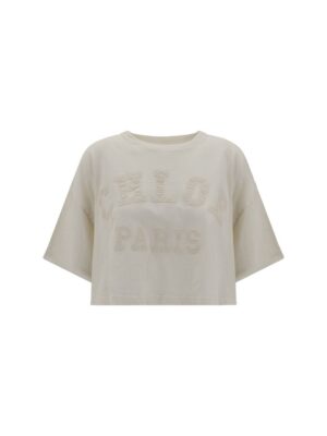 Chloé Cotton cropped T-shirt