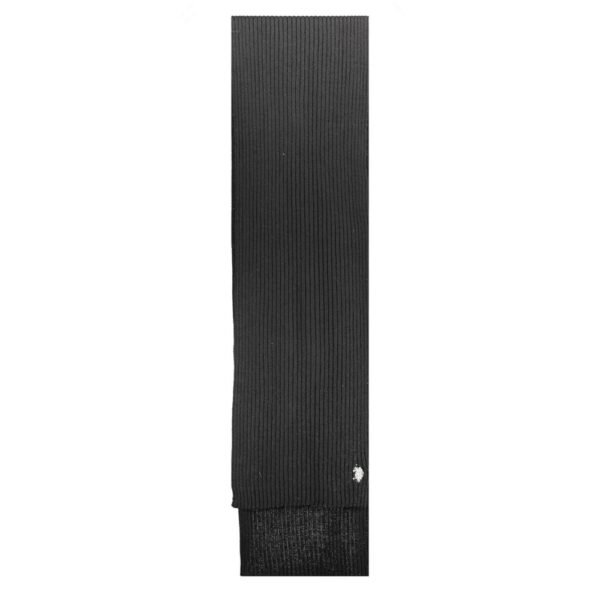U.S. POLO ASSN. Black Wool Men Scarf - Image 3