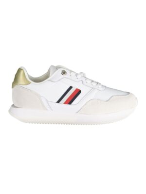 Tommy Hilfiger White Leather Women Sneaker