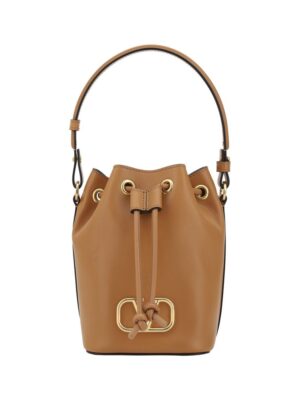 Valentino Garavani Mini Vlogo Drawstring Bucket Bag
