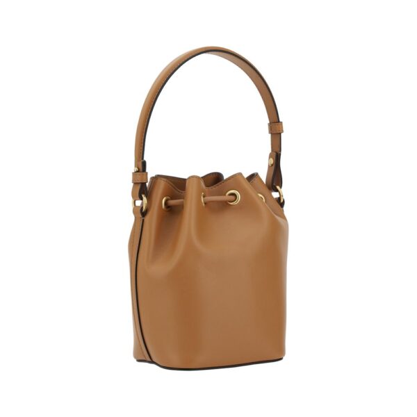 Valentino Garavani Mini Vlogo Drawstring Bucket Bag - Image 3